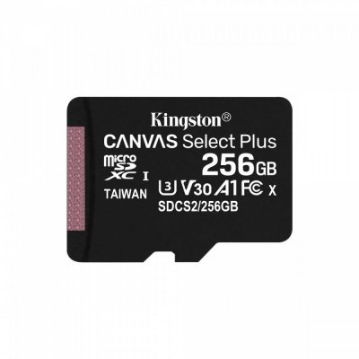 Kingston Karta microSD 256GB Canvas Select Plus 100/85MB/s