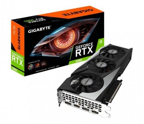 Gigabyte Karta Graficzna RTX 3060 Gaming OC 2.0 12GB GDDR6 192bit LHR 2DP/2HDMI