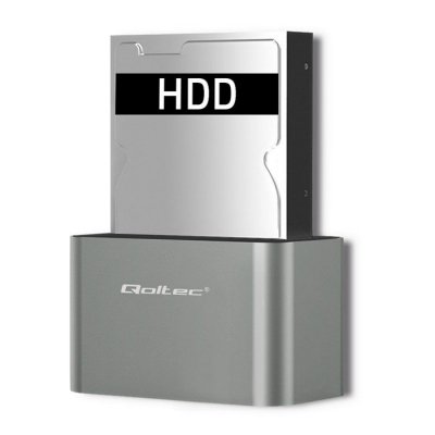 Qoltec Stacja dokująca dysków HDD/SSD | 2.5 cali/3.5 cali SATA | USB 3.0