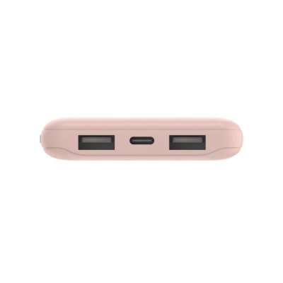 Belkin PowerBank 10 000mAh USB A i C 15W różowe złoto