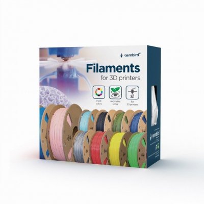 Gembird Filament drukarki 3D PLA/1.75mm/różowy
