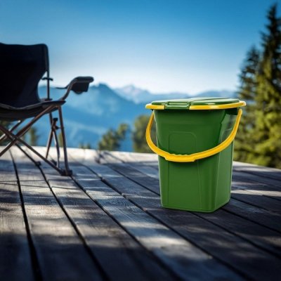 GreenBlue Toaleta turystyczna  GB320GO ciemnozielono-pomarańczowa