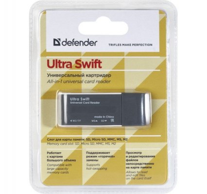 Defender Czytnik kart pamięci ULTRA SWIFT USB 2.0