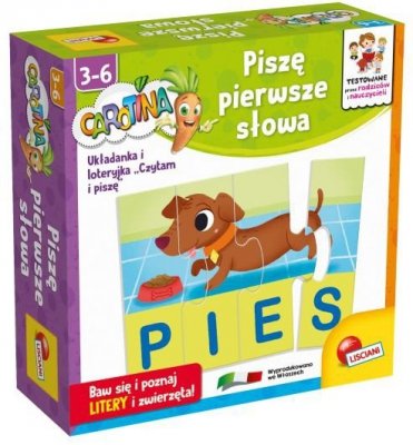 Lisciani Gra Carotina Pierwsze słowa