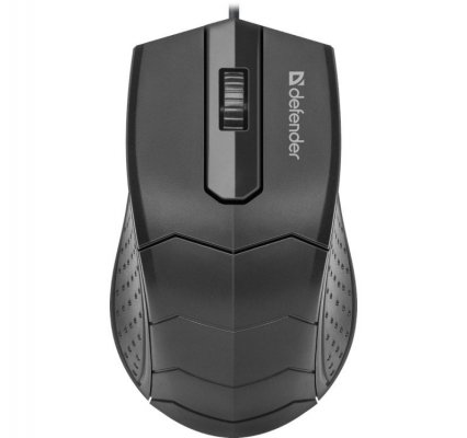 Defender Mysz przewodowa optyczna HIT MB-530 1000 DPI Czarna