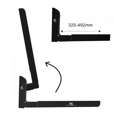 Maclean Uchwyt do kuchenki mikrofalowej MC-915B Czarny