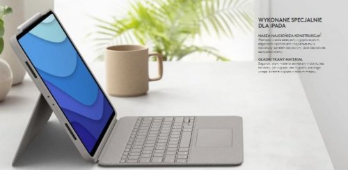 Logitech Combo Touch US iPad Pro 12,9&#039;&#039; 5th Gen Grey