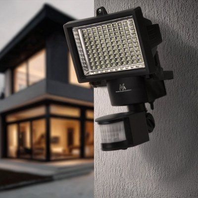 Maclean Solarny naświetlacz LED z czujnikiem IP44 MCE442