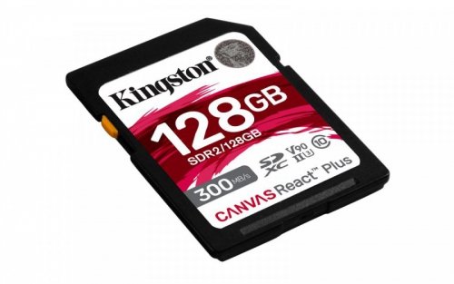Kingston Karta pamięci SD 128GB Canvas React Plus 300/260 UHS-II U3