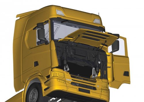 Italeri Model plastikowy Scania S730 Highline 4x2 1/24