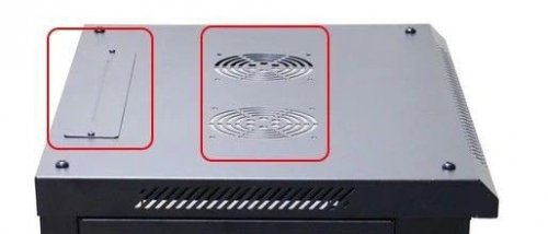 Extralink Szafa rack 15U 600x450mm czarna wisząca