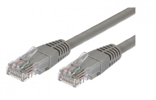 TB Kabel Patchcord miedziany kat.5e RJ45 UTP 3m. szary  - paczka 10 sztuk