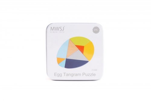 iWood Gra układanka Jajko tangram w puszce