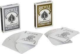 Bicycle Zestaw -Prestige 2 talie (Gold & Silver)