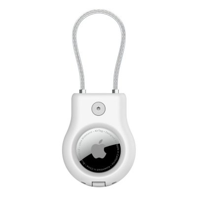 Belkin Uchwyt z karabińczykiem do AirTag Biały