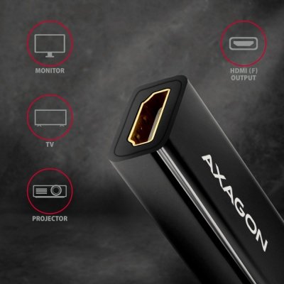 AXAGON Adapter aktywny Displayport HDMI 1,4 adapter 4K/30HZ, RVD-HI14N