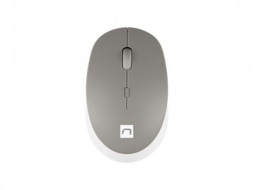 Natec Mysz bezprzewodowa Harrier 2Bluetooth 5.1 Biało-szara