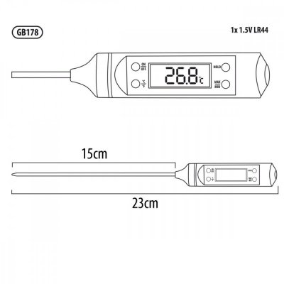GreenBlue Termometr / sonda do żywności GB178