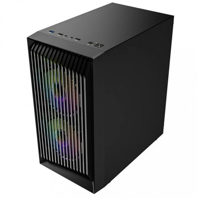 MODECOM Obudowa komputerowa bez zasilacza LOGIC ATOS RGB MINI USB 3.0