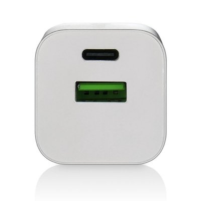 everActive Ładowarka USB/USB-C QC3.0 30W technologia GaN Biała