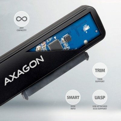 AXAGON ADSA-FP2A Adapter USB-A 5Gbps SATA 6G 2.5 cali HDD/SSD FASTPort2