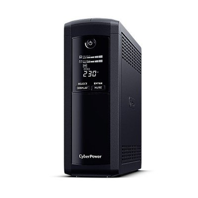 CyberPower Zasilacz awaryjny VP1200ELCD-FR 1200VA / 720W / 5xFR / AVR / LCD / RJ45