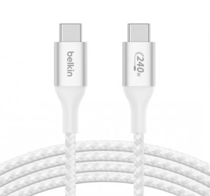 Belkin Kabel BoostCharge USB-C/USB-C 240W 1m biały