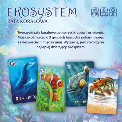 Nasza księgarnia Gra Eko system 2 Rafa koralowa