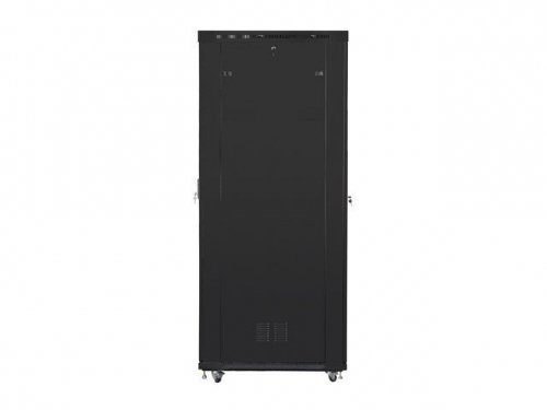 Lanberg Szafa stojąca Rack 19 cali 47U 800x1200mm, drzwi szklane LCD (FLAT PACK) czarna