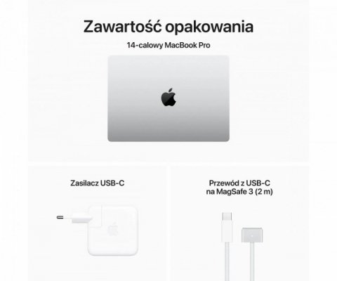 Apple MacBook Pro 14 cali SG/8C/10C GPU/8GB/512GB
