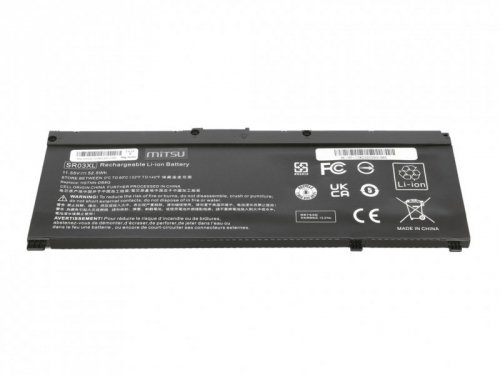 Mitsu Bateria HP GAMING 15 17 OMEN 15-DC SR03XL