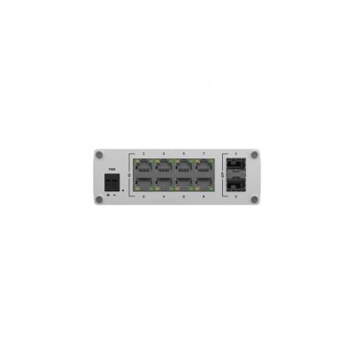 TELTONIKA Przełącznik niezarządzalny TSW210 Switch 2xSFP 8xPoE+ 8xGbE DIN RAIL Back Panel