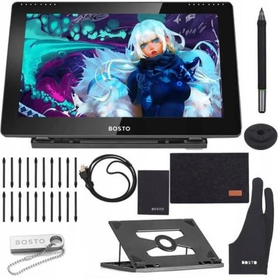 BOSTO Tablet graficzny BT-16HDT 1920x1080 FHD dotykowy