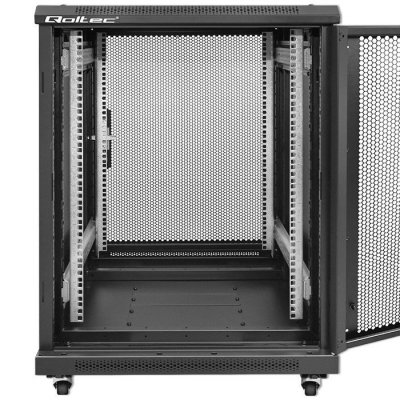 Qoltec Szafa RACK 19 cali | 15U | 600 x 600 x 855 | stalowa obudowa