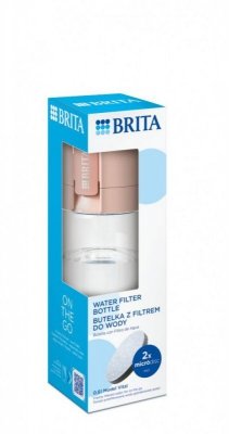 Brita Butelka filtrująca Vital + 2 MicroDisc morelowa