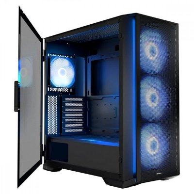 MODECOM Obudowa Komputerowa Horizon ARGB Flow Midi Czarna