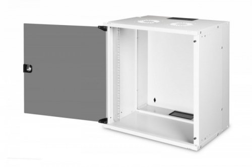 Digitus Szafa sieciowa wisząca 19 cali 12U, SOHO PRO 595 x 540 x 400 mm, nośność 60kg, drzwi szyba, niezłożona, Szara