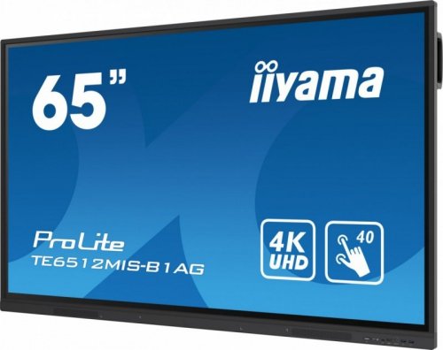 IIYAMA Monitor interaktywny 65 cali ProLite TE6512MIS-B3AG,40pkt,IPS,4K,24/7