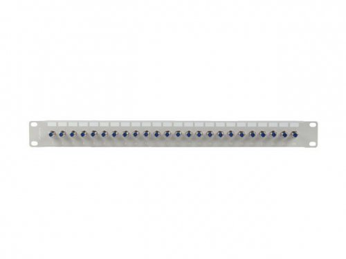 Lanberg Patch panel 24 porty 19 cali gniazdo Typ F beczka szary