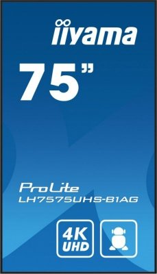 IIYAMA Monitor 75 cali LH7575UHS-B1AG, 24/7,