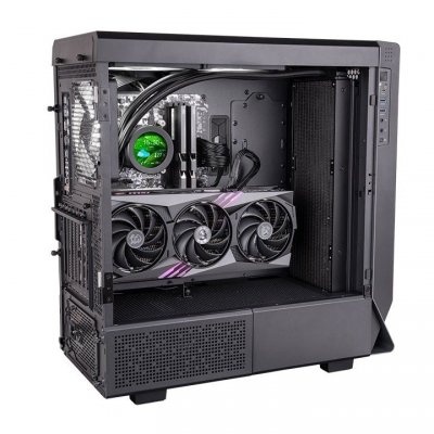 Thermaltake Chłodzenie wodne - Toughliquid Ultra 420 - 2.1 cal LCD, ToughFan 140*3