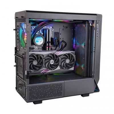 Thermaltake Chłodzenie wodne - Toughliquid Ultra 420 RGB - 2.1 cal LCD, ToughFan RGB 140mm*3