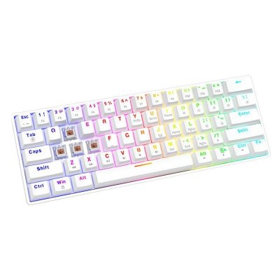 Savio Klawiatura mechaniczna Whiteout X2, Brown Outemu, Hot Swap