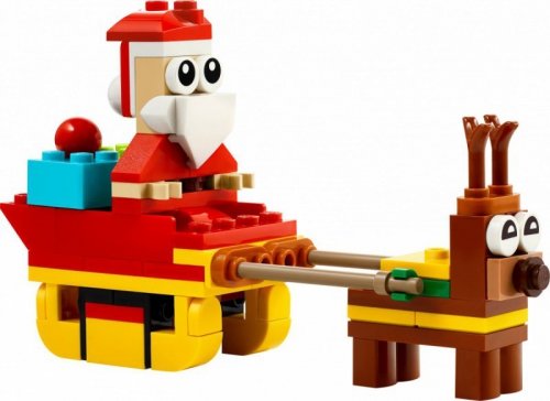 LEGO Klocki Creator 30670 Przejażdżka saniami Świętego Mikołaja