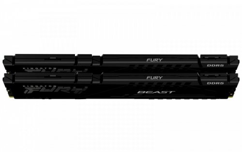Kingston Pamięć DDR5 Fury Beast 16GB(2*8GB)/6000 CL30 XMP czarna