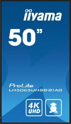 IIYAMA Monitor Digital Signage 50 cali LH5065UHSB-B1 AG, 24/7