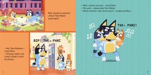 Harper Collins Książeczka Bluey. Tato-robot. Moja czytanka