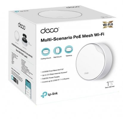 TP-LINK System WiFi Deco X50-PoE(1-pak)  AX3000