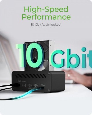 IcyBox Stacja dokująca IB-2924MSCL-C31 Docking & CloneStation                    1x 2,5 cali/3,5 cali do 1x M.2 NVMe & M.2 NVMe do M.2 NVMe