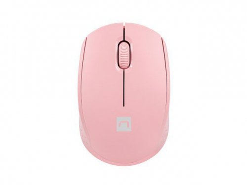 Natec Mysz bezprzewodowa Stork 1600 DPI Różowa